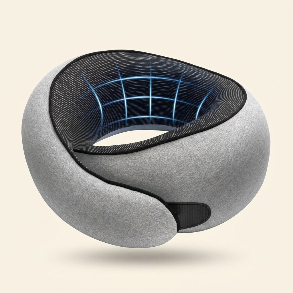 Memory-Foam Travel Pillow